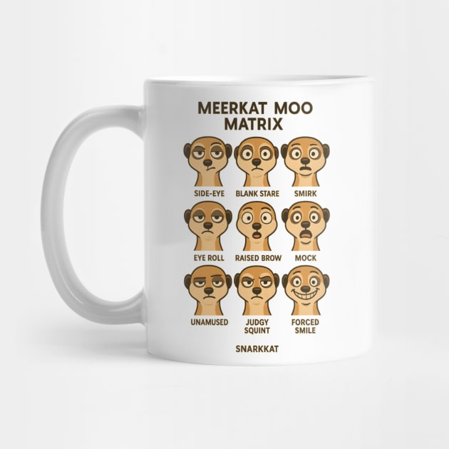 Meerkat Mood Matrix – 9 Faces of Snark by Eric's Store 6